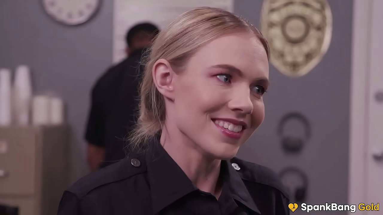 SPANKBANG GOLD - Cheating Hot Cop Gangbanged By Entire Cop Force