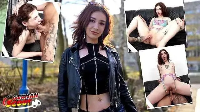 Skinny Redhead Reaches Climax During Audition