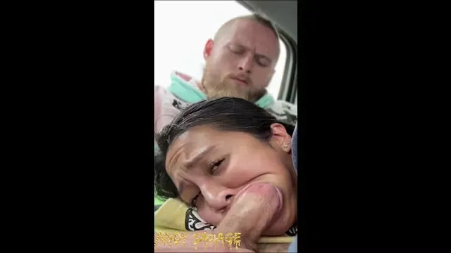 Anal and Deepthroat in the Back Seat