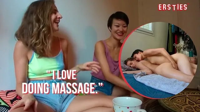 Yumi Gives June a Sensual Massage