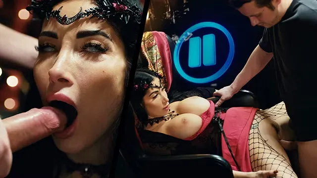 Time Travel Witch in Freeze Fetish Scene