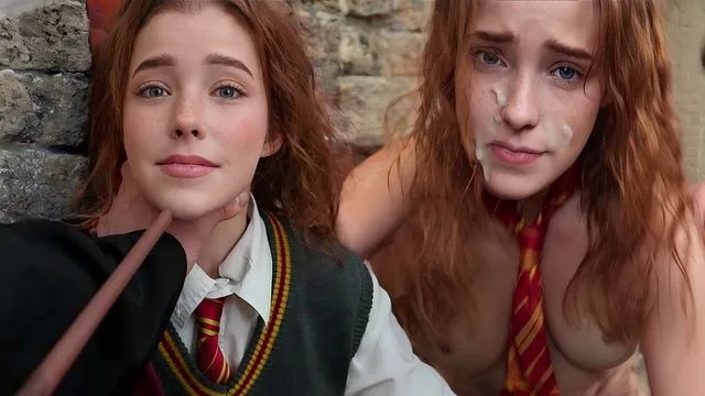 Redhead Cosplay: Blowjob, Fingering, Missionary