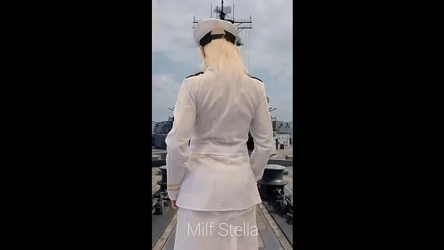 Mature Military Cosplay